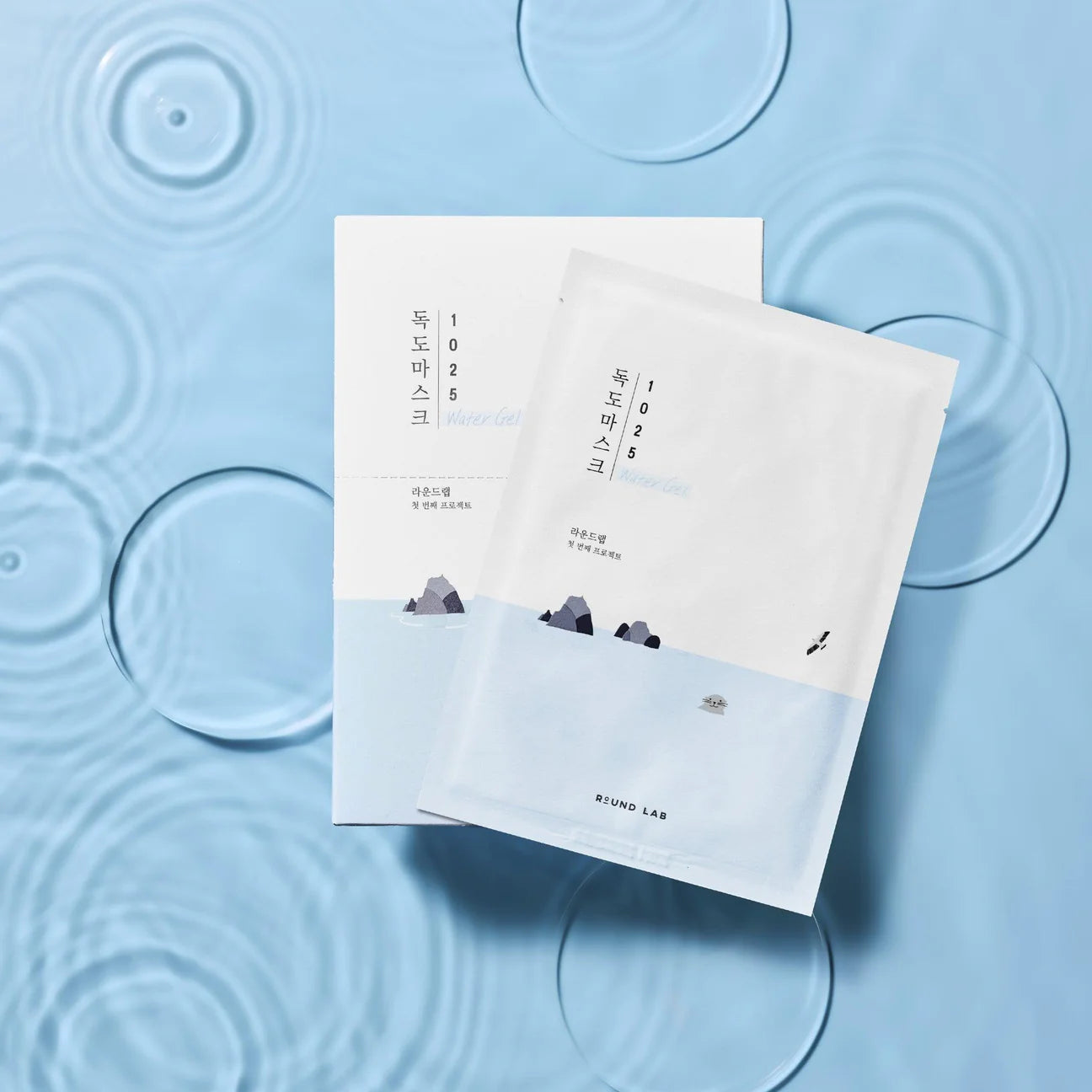 Round Lab - 1025 Dokdo Hydrating Water Gel Mask_30ml (10ea)راوند لاب - قناع الماء الجل للوجه